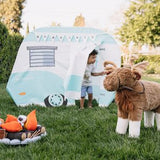 Asweets Mini Camper Playhouse-Blue