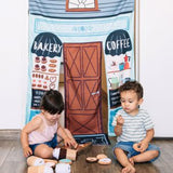 Asweets Reversible Coffee Shop&Library Doorway Playhome