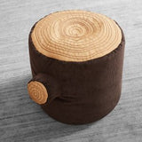 Asweets Tree Stump Pouf