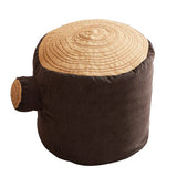 Asweets Tree Stump Pouf