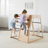 Asweets Wooden Kids Climber Gym