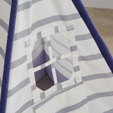 Asweets Teepee White&Blue Playtent Indoor Play