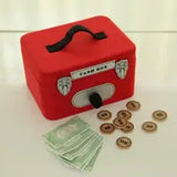 Asweets Cash Box New Design Play Money Pretend Play for Kids