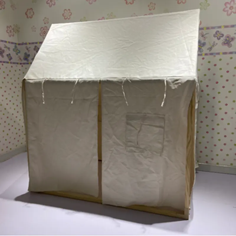 Asweets Balear Playhouse Kids Tent White Cotton Canvas House
