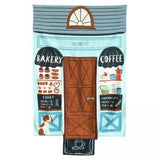 Asweets Reversible Coffee Shop&Library Doorway Playhome