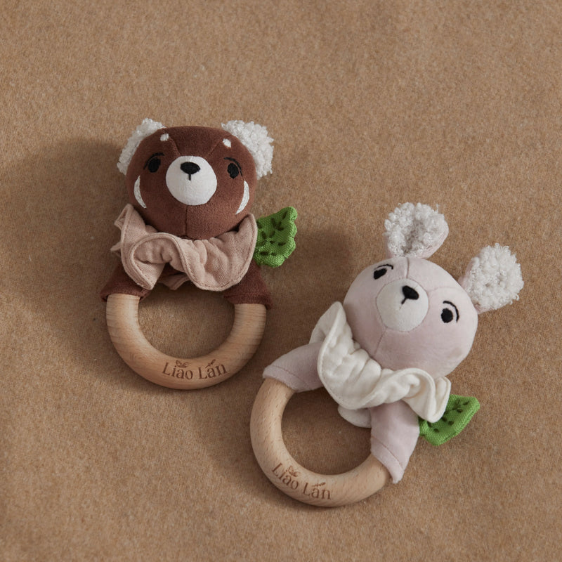 Asweets Liaolan Red Panda Ring Rattle Baby Toys asweets-cultural.myshopify.com Asweets Liaolan Red Panda Ring Rattle Baby Toys asweets-cultural.myshopify.com