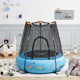 Asweets Kids Inflatable Trampoline Blue