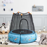 Asweets Kids Inflatable Trampoline Blue