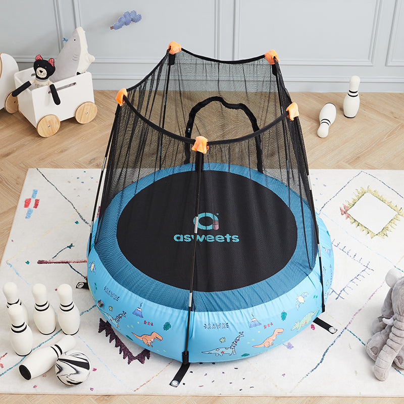 Asweets Kids Inflatable Trampoline Blue