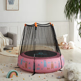 Asweets Kids Inflatable Trampoline Pink